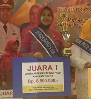 Inhil Raih Juara I Bunda PAUD Tingkat Provinsi